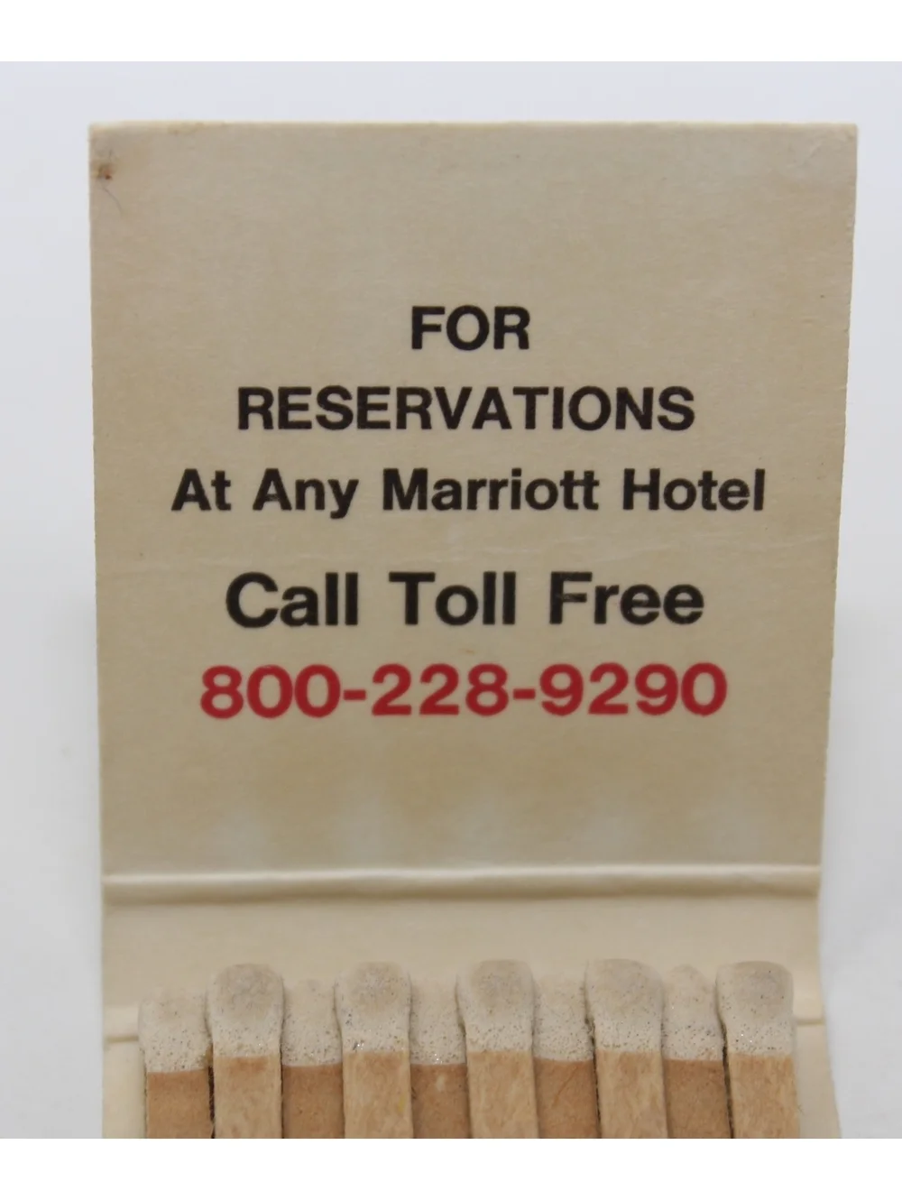 Vintage 1960s Lot of 2 Matchbooks This Is Living This is Marriott Motor Hotels